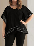 Blusa Feminino  De Manga Morcego - Erika. Plus Size
