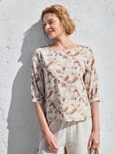 Blusa Feminina com Estampa de Poás e Corte Soltinho - Margot