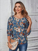 Blusa Feminina com Estampa de Poás e Corte Soltinho - Margot