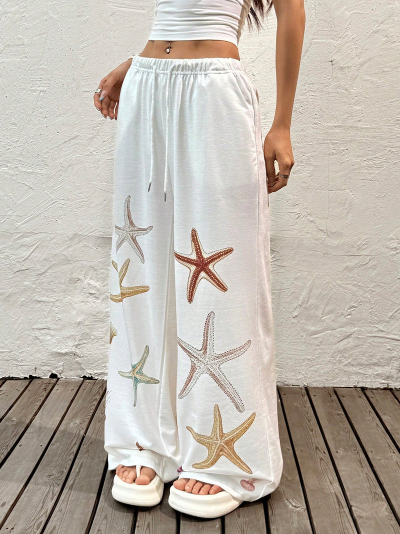 Calça Feminina Solta com Perna Larga - July