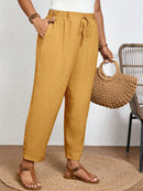 Calça Feminina Com Elastico Na Cintura Lídia Plus Size