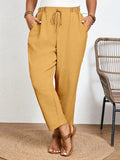 Calça Feminina Com Elastico Na Cintura Lídia Plus Size