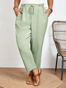 Calça Feminina Com Elastico Na Cintura Lídia Plus Size