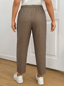 Calça Feminina Com Elastico Na Cintura Lídia Plus Size