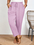 Calça Feminina Com Elastico Na Cintura Lídia Plus Size