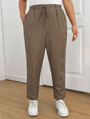 Calça Feminina Com Elastico Na Cintura Lídia Plus Size