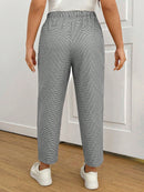 Calça Feminina Com Elastico Na Cintura Lídia Plus Size