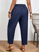 Calça Feminina Com Elastico Na Cintura Lídia Plus Size