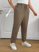 Calça Feminina Com Elastico Na Cintura Lídia Plus Size