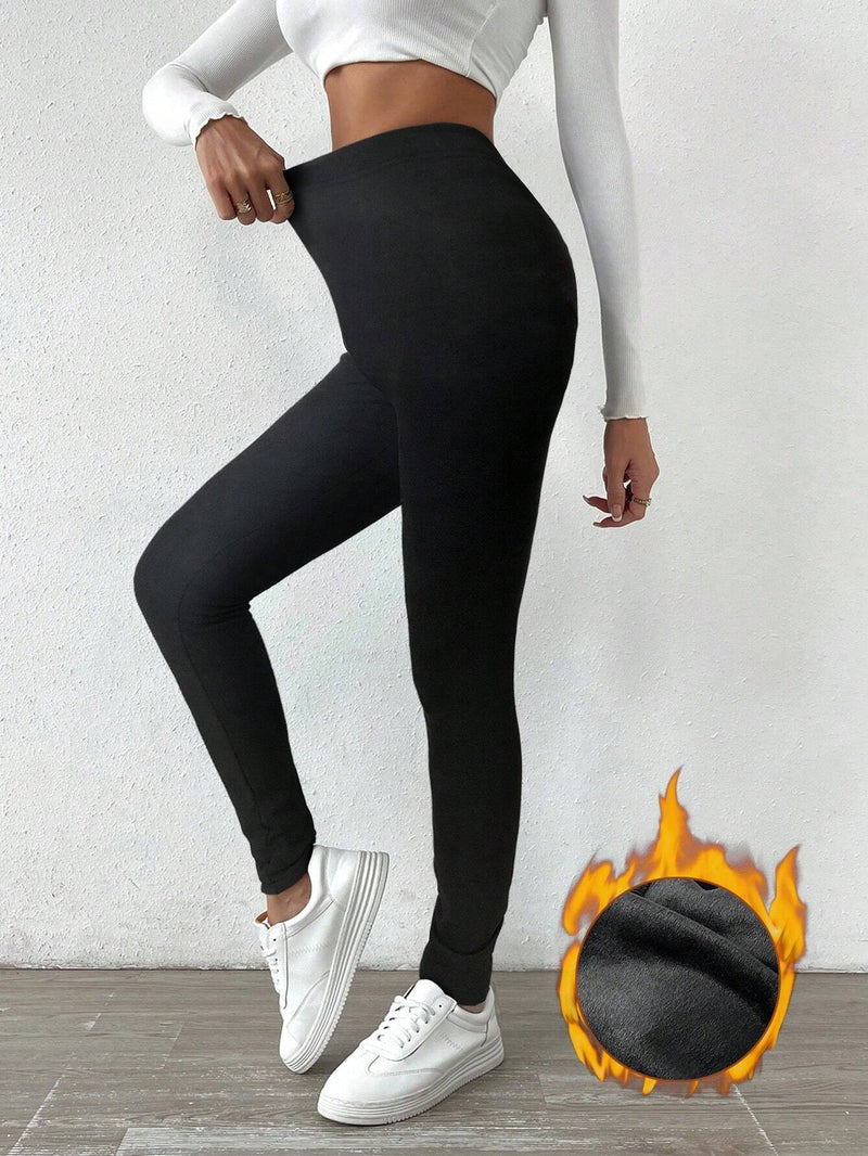 Calça Legging Feminina Térmica Forrada Slim - Julianna