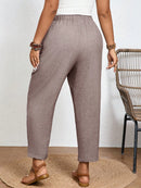 Calça Feminina Com Elastico Na Cintura Lídia Plus Size