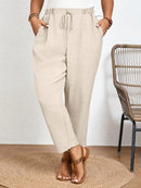 Calça Feminina Com Elastico Na Cintura Lídia Plus Size