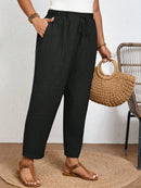 Calça Feminina Com Elastico Na Cintura Lídia Plus Size