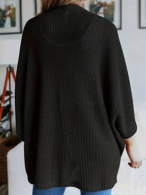Cardigan Feminina Folgada com Mangas Morcego - Amelia. Plus Size
