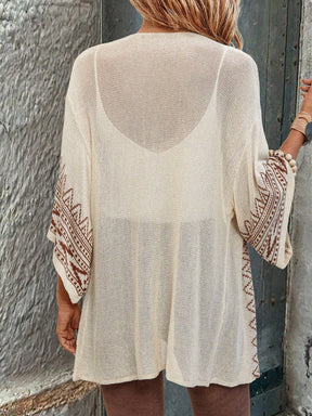 Cardigan Feminino  com Manga Sino - Safira. Plus Size