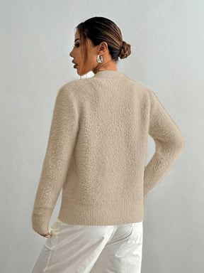 Cardigan Feminina com Botões em Forma de Coração Coloridos -Taty