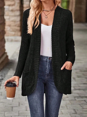 Cardigan Feminina de Malha de Manga Longa - Mila. Plus Size