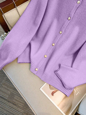 Cardigan Feminina de Manga Longa Gola Redonda - Jaky. Plus Size