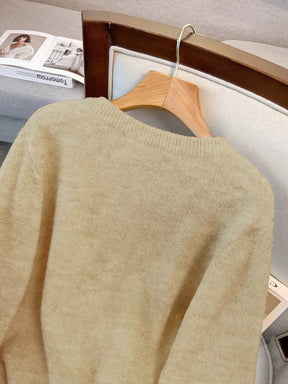Cardigan Feminina de Manga Longa Gola Redonda - Jaky. Plus Size