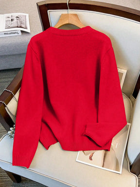 Cardigan Feminina de Manga Longa Gola Redonda - Jaky. Plus Size
