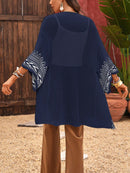 Cardigan Feminino  com Manga Sino - Safira. Plus Size