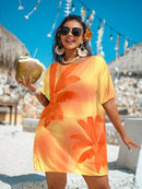 Cobertura de Praia Feminina em Tela - Charlotte. Plus Size