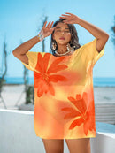 Cobertura de Praia Feminina em Tela - Charlotte. Plus Size