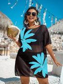 Cobertura de Praia Feminina em Tela - Charlotte. Plus Size