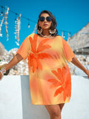 Cobertura de Praia Feminina em Tela - Charlotte. Plus Size