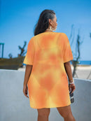 Cobertura de Praia Feminina em Tela - Charlotte. Plus Size