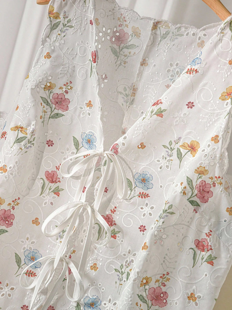 Colete Feminino Sem Mangas com Amarração na Frente - Cristina. Plus Size