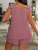 Conjunto Feminino Com Alça De Amarrar Sara Plus Size