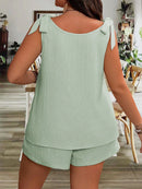 Conjunto Feminino Com Alça De Amarrar Sara Plus Size