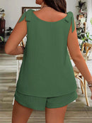 Conjunto Feminino Com Alça De Amarrar Sara Plus Size