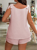 Conjunto Feminino Com Alça De Amarrar Sara Plus Size