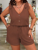 Conjunto Feminino Com Alça De Amarrar Sara Plus Size