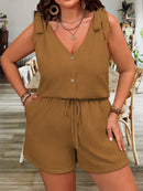 Conjunto Feminino Com Alça De Amarrar Sara Plus Size