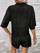 Conjunto Feminino De Camisa de manga curta E Shorts -Lysandra