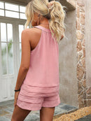 Conjunto Feminino  Regata Com Decote Em V Vanessa Plus Size