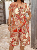 Conjunto Feminino de Manga Curta e Bermuda - Alisse. Plus Size