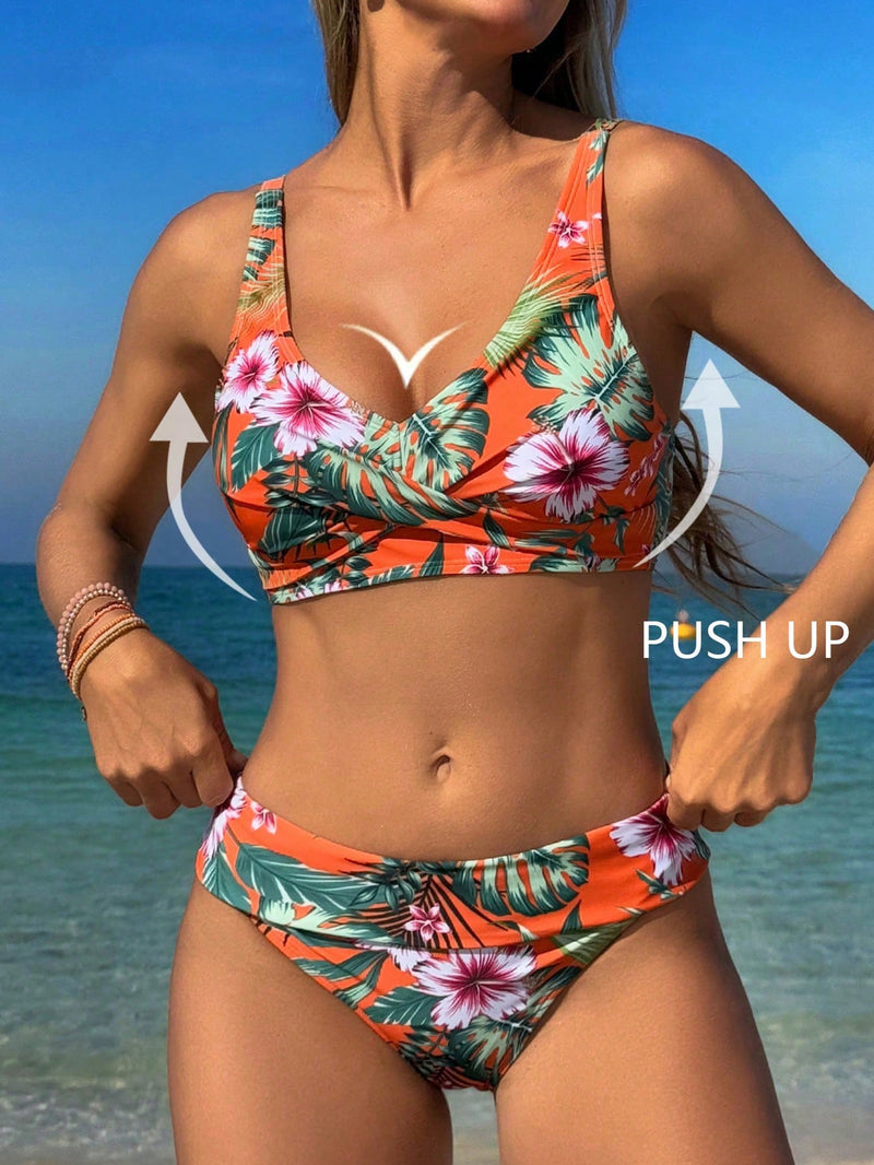 Conjunto de Biquíni Feminino 2 Peças com Frente Fransida - Catarinaa