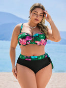 Conjunto de Biquíni Feminino 2 Peças com Top Assimétrico - Serena. Plus Size