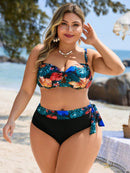 Conjunto de Biquíni Feminino 2 Peças com Top Assimétrico - Serena. Plus Size