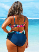 Conjunto de Biquíni Feminino 2 Peças com Top Assimétrico - Serena. Plus Size