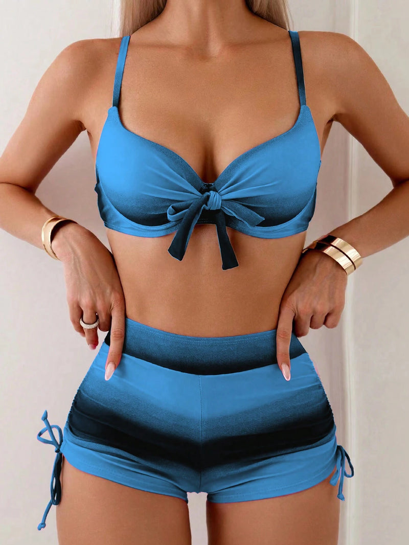 Conjunto de Biquíni Feminino 2 Peças com frente torcida - Beatricy