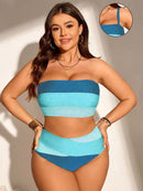 Conjunto de Biquíni Feminino com Alças Removivel - Cristina. Plus Size