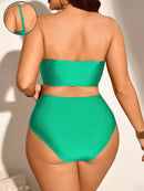 Conjunto de Biquíni Feminino com Alças Removivel - Cristina. Plus Size