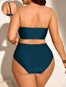 Conjunto de Biquíni Feminino com Alças Removivel - Cristina. Plus Size