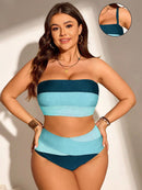 Conjunto de Biquíni Feminino com Alças Removivel - Cristina. Plus Size