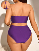 Conjunto de Biquíni Feminino com Alças Removivel - Cristina. Plus Size